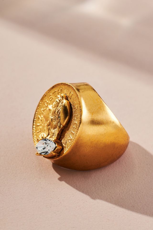 Elizabeth Cole Regina Adjustable Ring #1