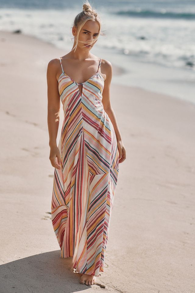 By Anthropologie Stripe Maxi Dress #1