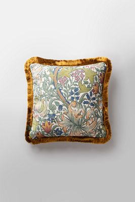 House of Hackney Golden Lily Jacquard Pillow