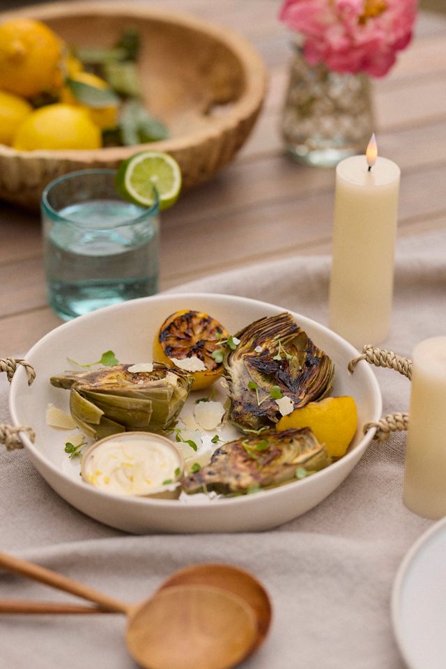 Ceramic Serving Platter with Handles #1