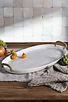 Ceramic Serving Platter with Handles, Oval #1