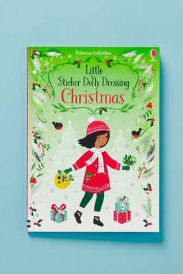 white christmas dresses Usborne Little Sticker Dolly Dressing Christmas Fairy — Maple Gifts