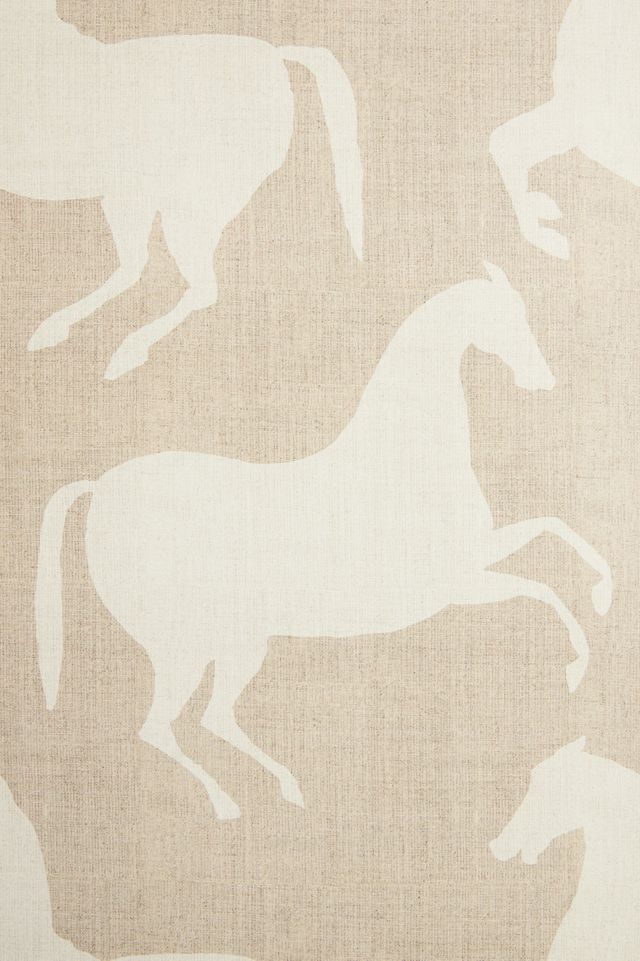 Mitchell Black Paper Horses Neutral Wallpaper #1