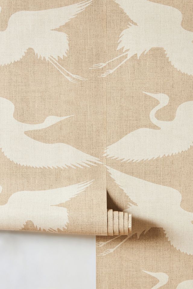Mitchell Black Paper Cranes Neutral Wallpaper #1