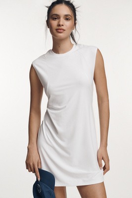 Varley Naples Sleeveless Dress In White