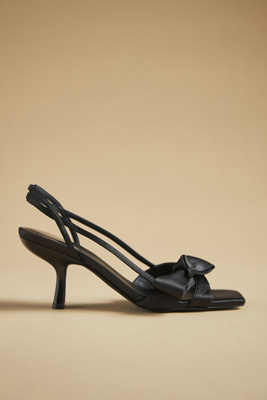 Jeffrey Campbell Slingback Bow Heels In Black