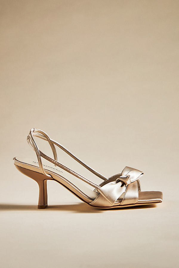 Jeffrey Campbell Slingback Bow Heels In White