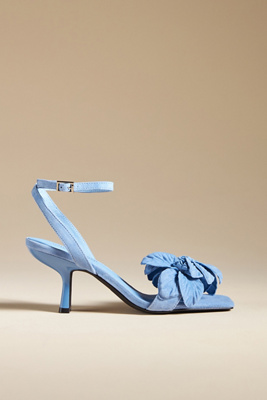 Jeffrey Campbell Essence Kitten Heels In Blue