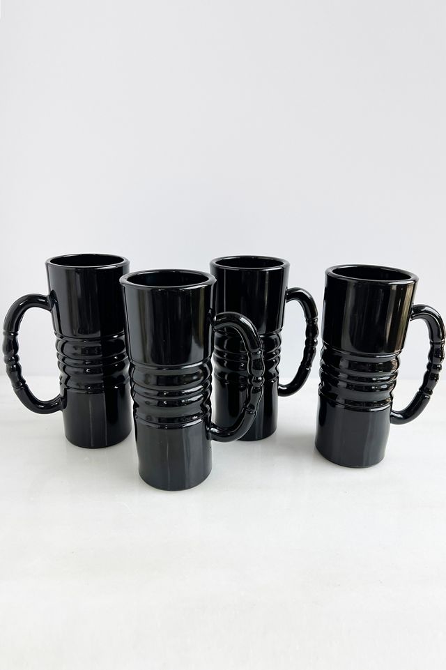 Glass hot beverage clearance mugs