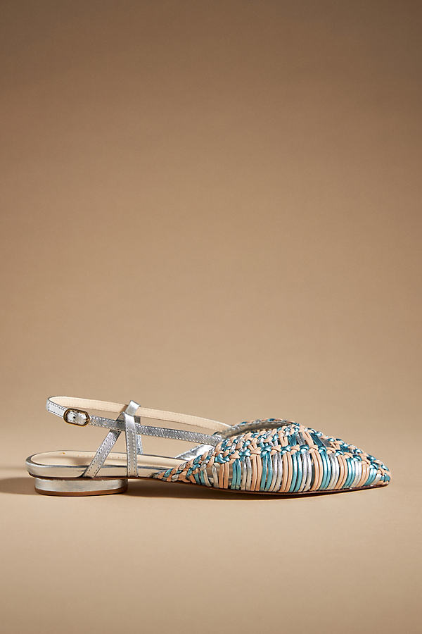 Guilhermina Woven Flats In Assorted