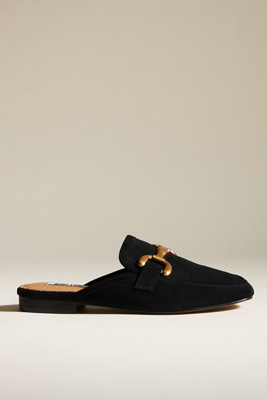 Bibi Lou Vela Horsebit-detail Slippers In Black