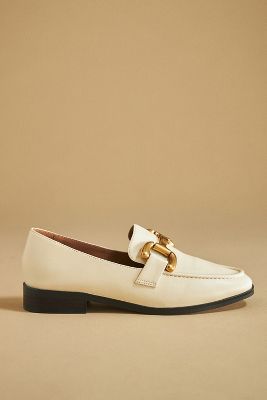 Shop Bibi Lou Zagreb Leather Loafers In White