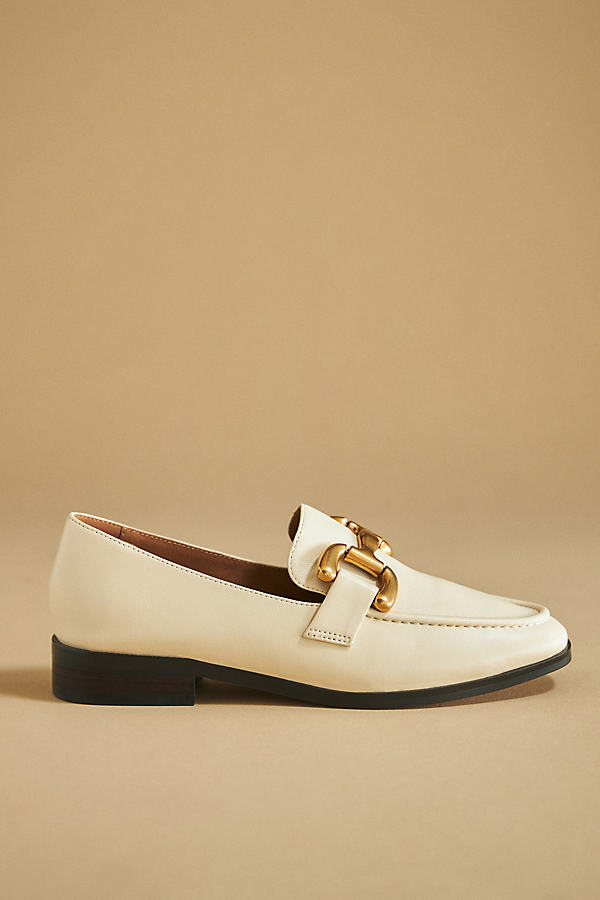Shop Bibi Lou Zagreb Leather Loafers In White