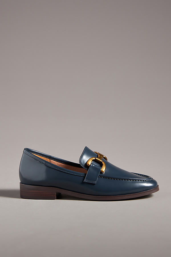 Bibi Lou Zagreb Leather Loafers In Blue