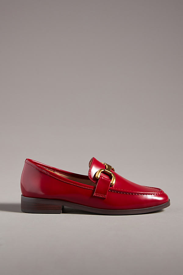 Bibi Lou Zagreb Leather Loafers In Red