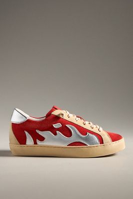 Bibi Lou Gamin Sneakers In Red