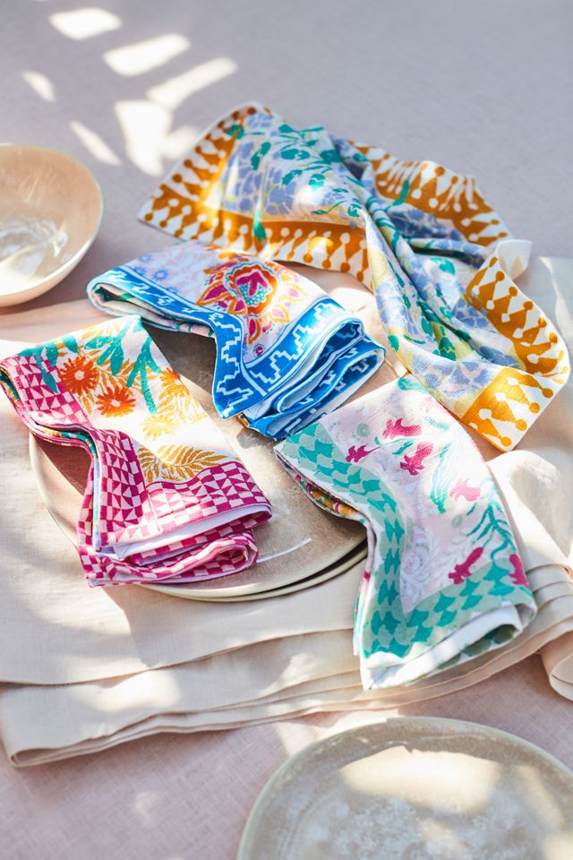 Ellen Merchant Napkins, Set of 4 #1