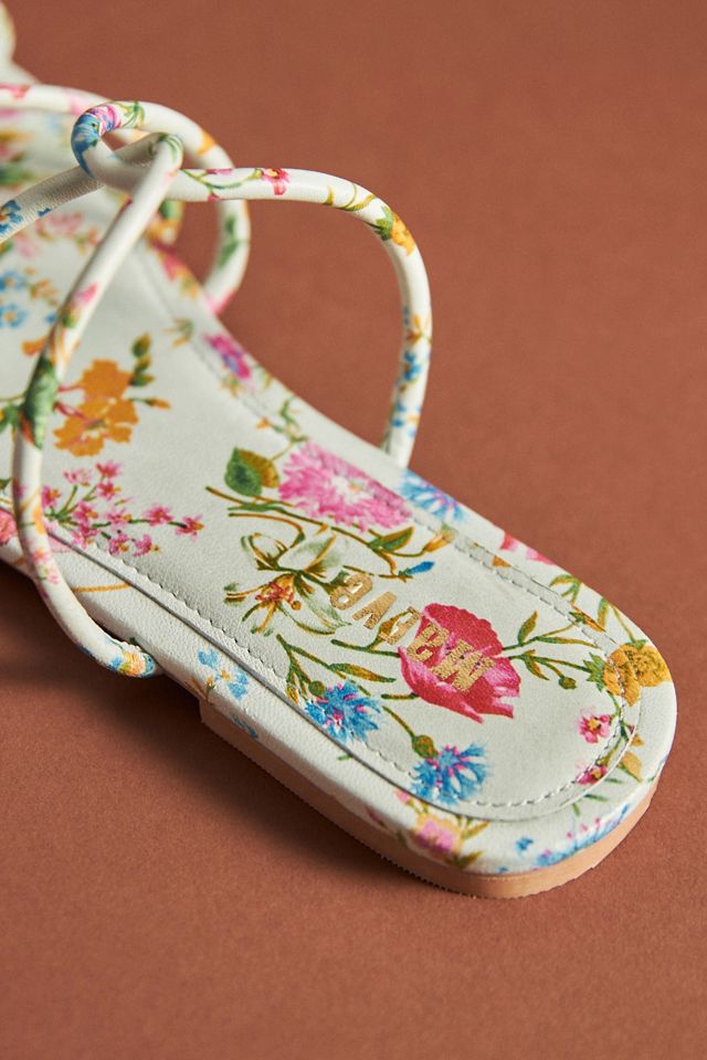 Navy Massage Sandals-Maeve