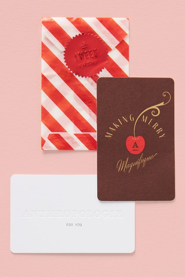 Anthropologie holiday gift card classic anthroliving