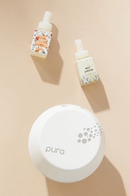 Pura x Anthropologie Diffuser Kit: White Amber Mandarin & Night Gardenia