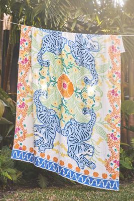 Ellen Merchant Gauze Throw Blanket