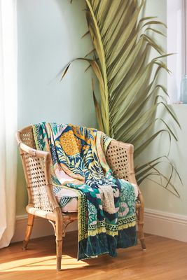 Ellen Merchant Gauze Throw Blanket