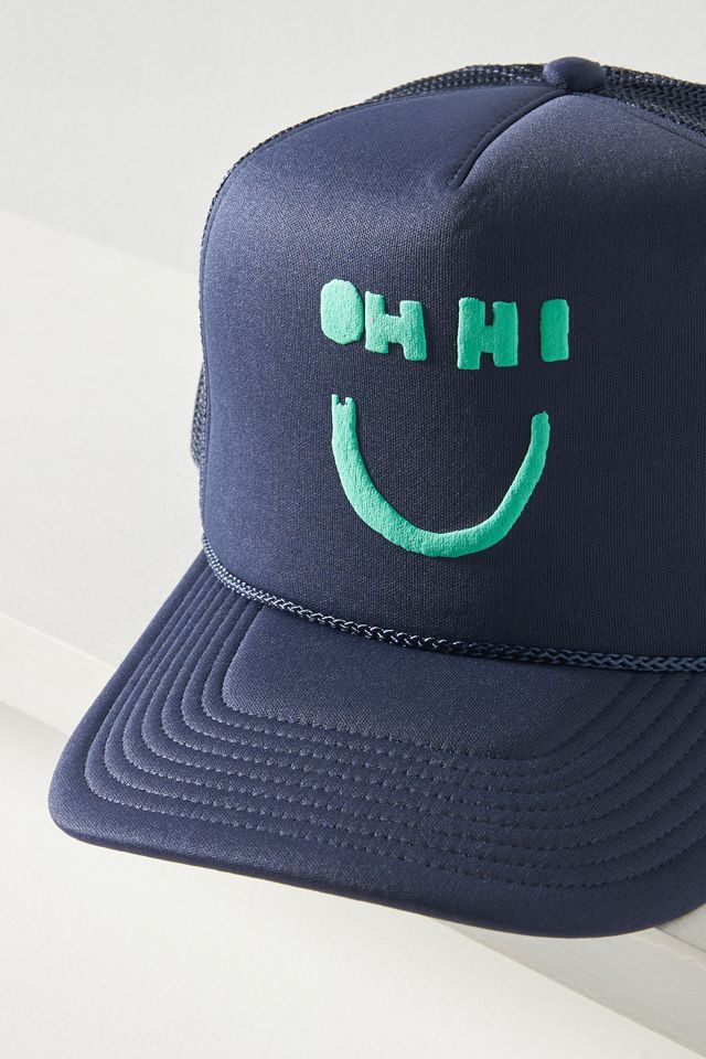 Anthropologie Kerri ROSENTHAL Oh Hi Trucker Hat New Kerri Rosenthal Oh Hi Trucker Hat | Anthropologie main image 2
