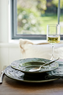 The Glenna Italian Earthenware Pasta Bowls, Set of 4