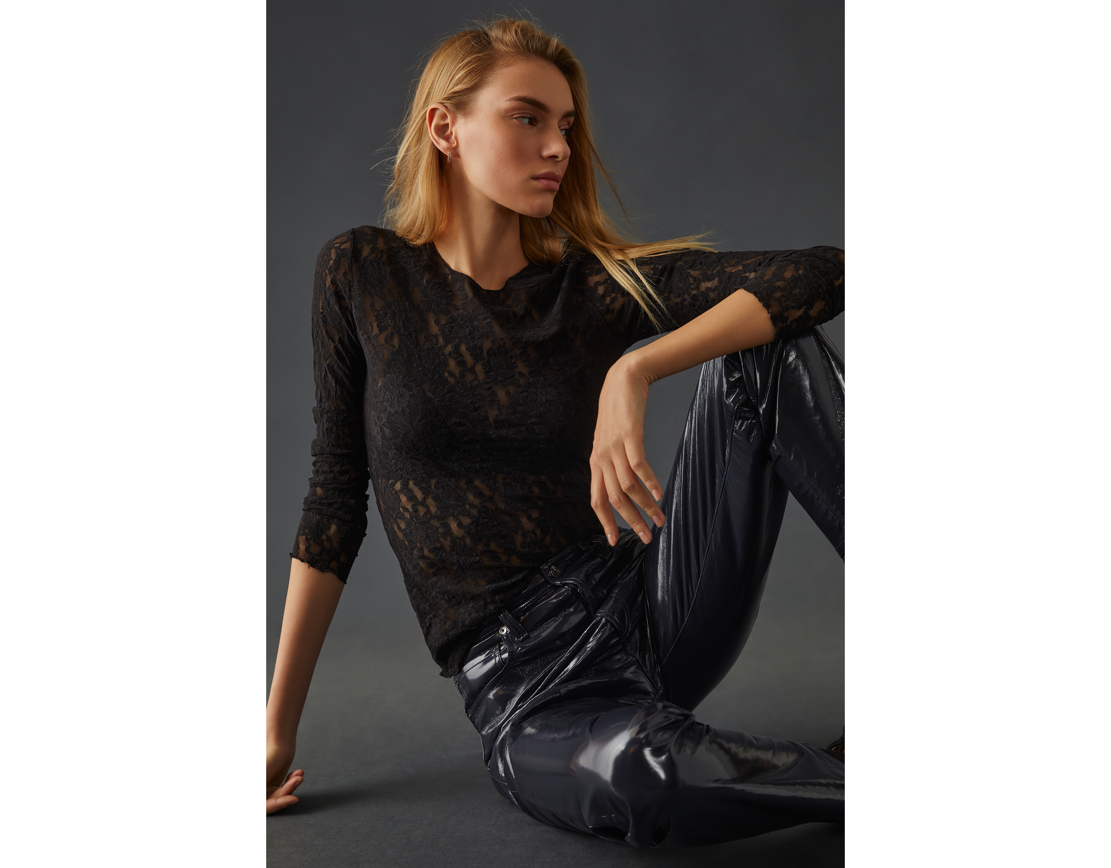 Hanky Panky Signature Lace Long-Sleeve Top