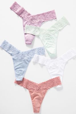 Hanky Panky Original Rise Cotton Thong In Assorted