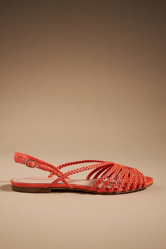 By Anthropologie Strappy Flat Sandals