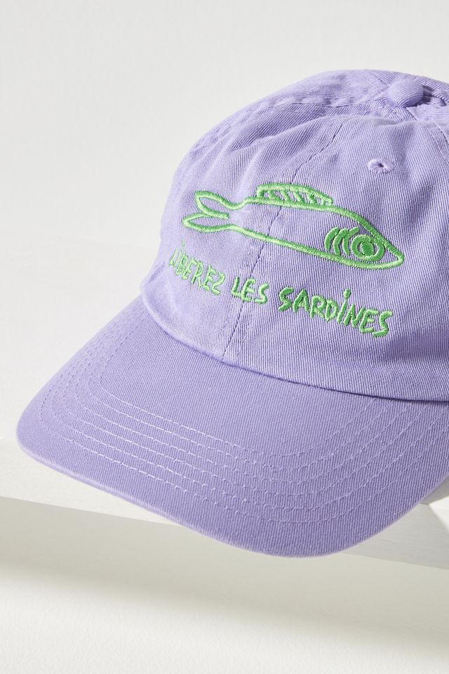 Clare V. Liberes le sardines Lavender Baseball Hat Clare V. Liberez Les Sardines Baseball Cap | Anthropologie main image 3