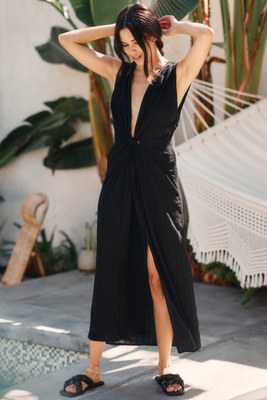 Shop L*space Down The Line Cover-up Dress In Black