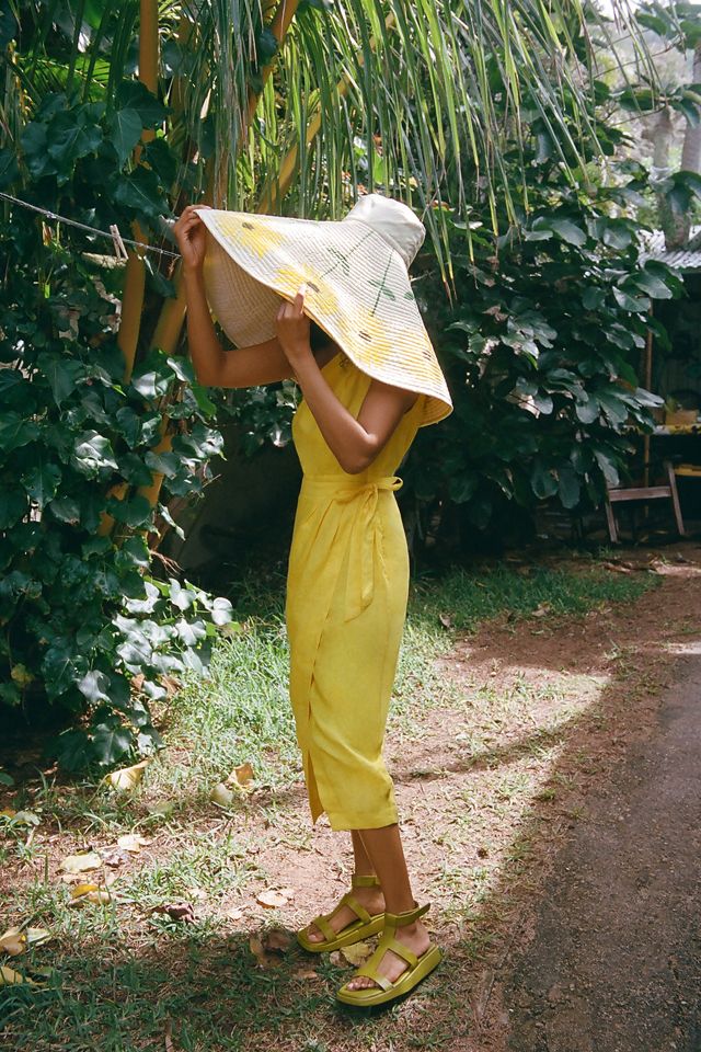 NEW ROMUALDA girasol bucket hat in yellow Romualda Girasol Gran Bucket Hat | Anthropologie main image 2