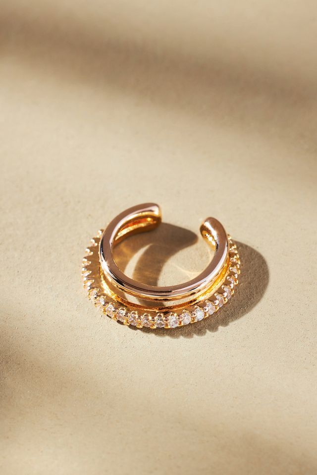 DoubleLayer Ear Cuff Anthropologie