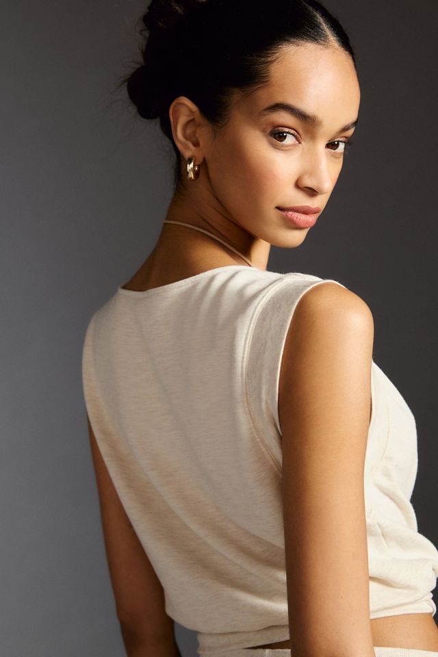 Daily Practice by Anthropologie Slouchy Cowl Neck Top #3