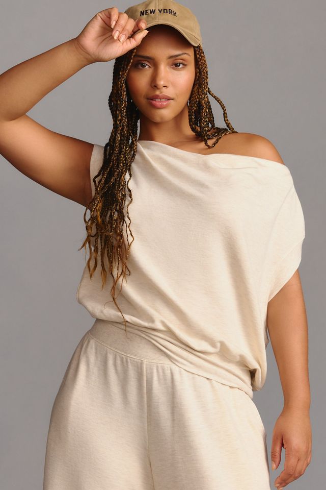 Daily Practice by Anthropologie Slouchy Cowl Neck Top #4