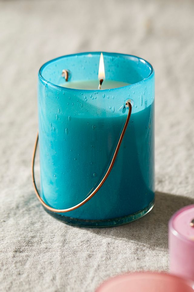Hanging Colorful Glass Citronella Candle #1