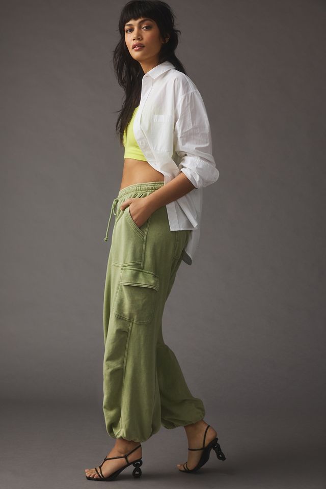 Daily Practice by Anthropologie Parachute Sweatpants #10