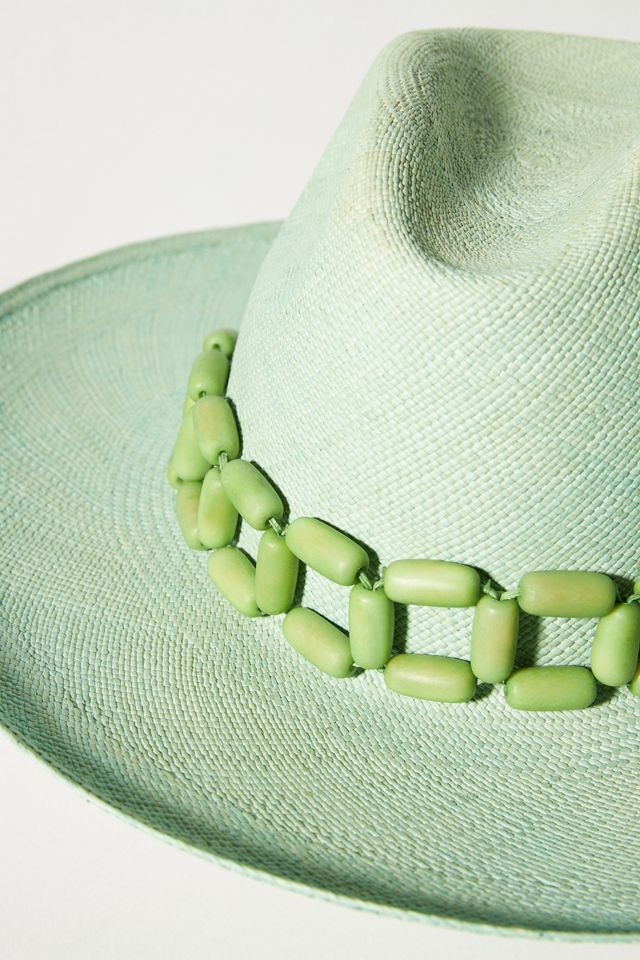 Anthropologie Rancher Artesano Colorblock Straw Hat Size M Artesano Two-Tone Rancher | Anthropologie main image 4