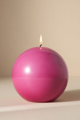Wax Sphere Candle