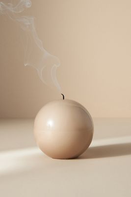 Wax Sphere Candle