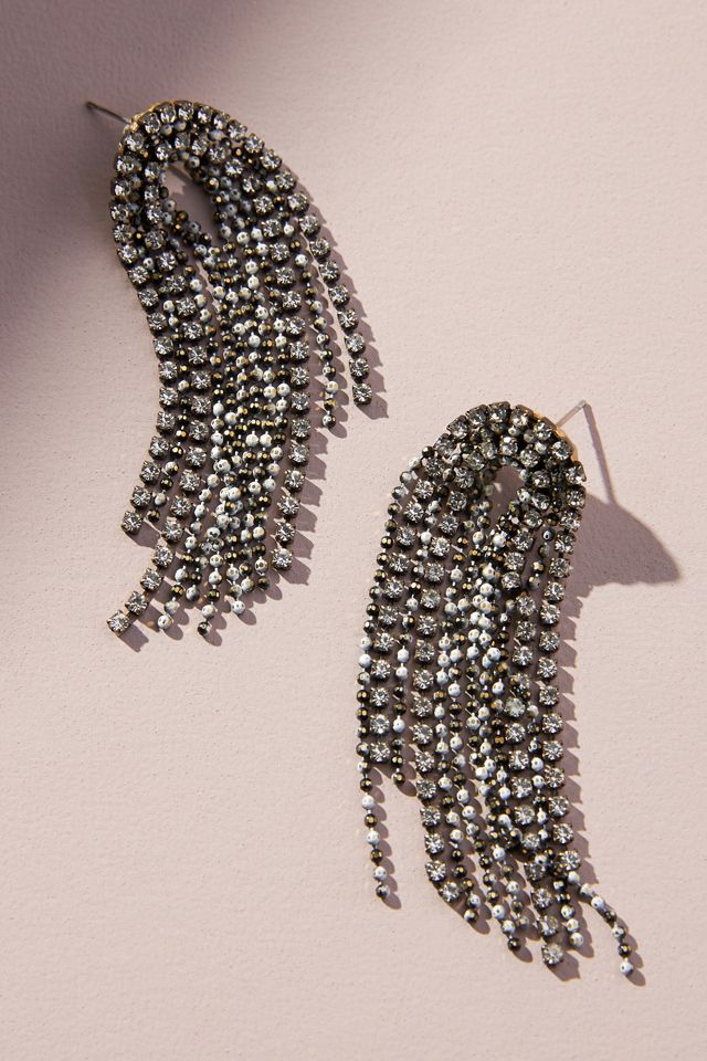 Crystal Fringe Earrings