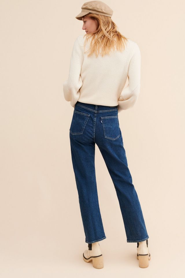 High-Rise Straight Jeans | Anthropologie