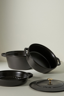 Staub Stackable Four-Piece Cast Iron Set - Thumbnail 3