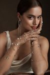 Blossom Veils Long Embellished Gloves