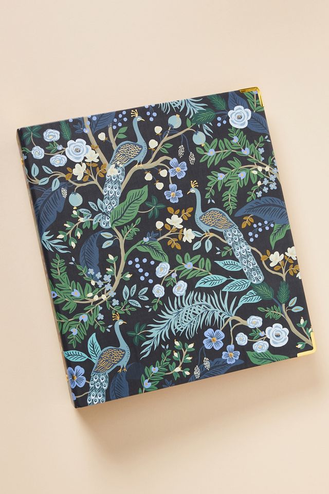 Rifle Paper Co. Peacock Classic Binder #1