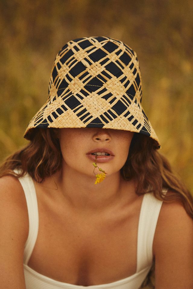 Woven Ribbon Cloche Hat #1