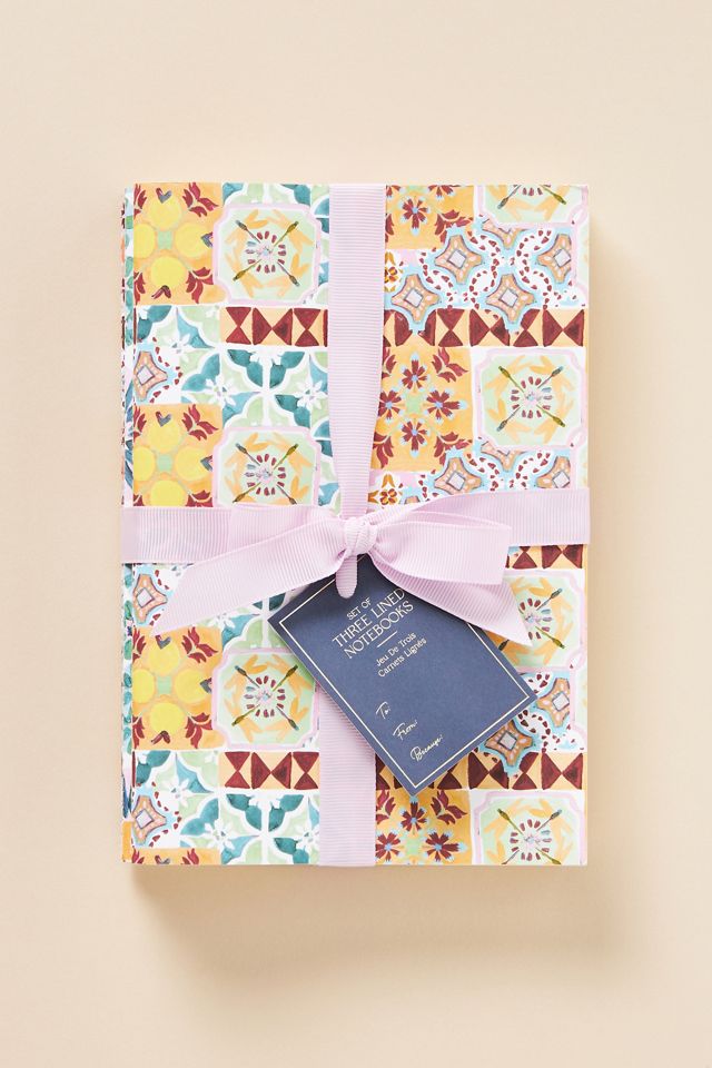 Printed Notebook Trio #3