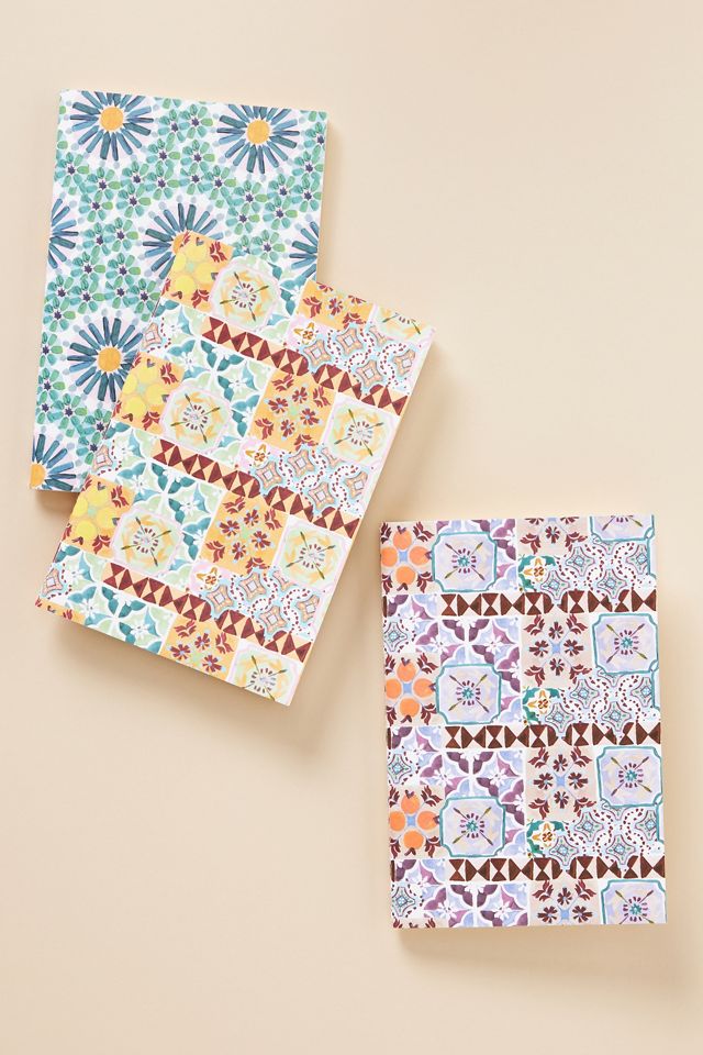 Printed Notebook Trio #1